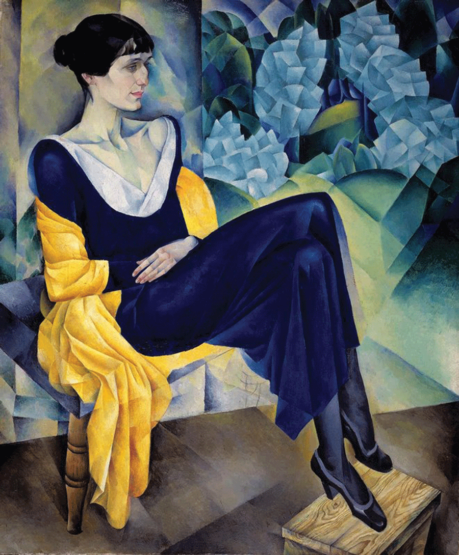 Nathan Altman, Portrait of Poetess Anna Akhmatova, 1914, State Russian Museum