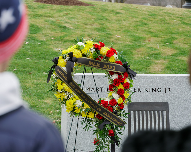 MLK wreath-laying ceremony