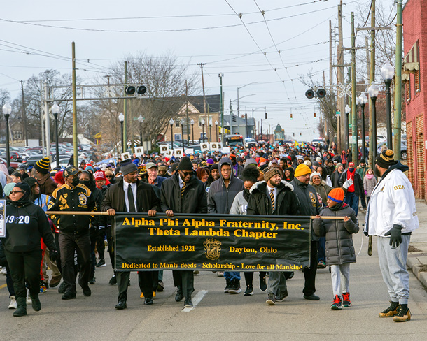 MLK memorial march