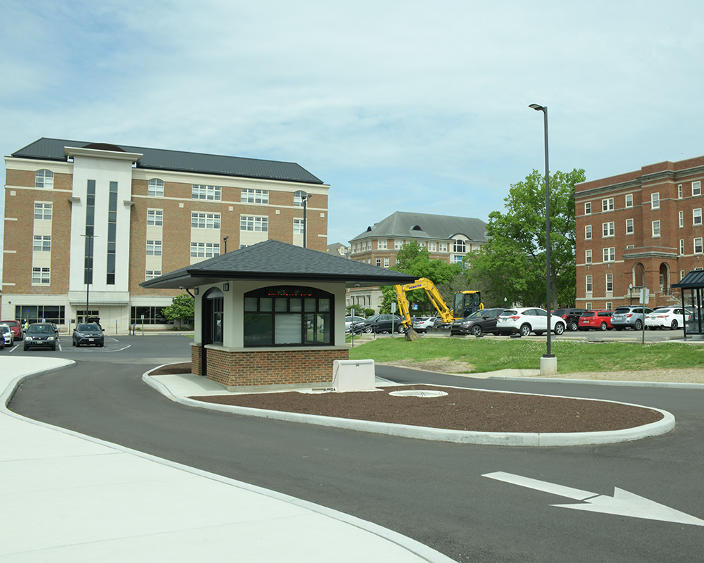 A new information center building for C-Lot