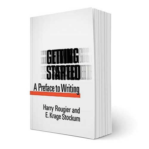 Cover of book that reads "Getting Started: A Preface to Writing"