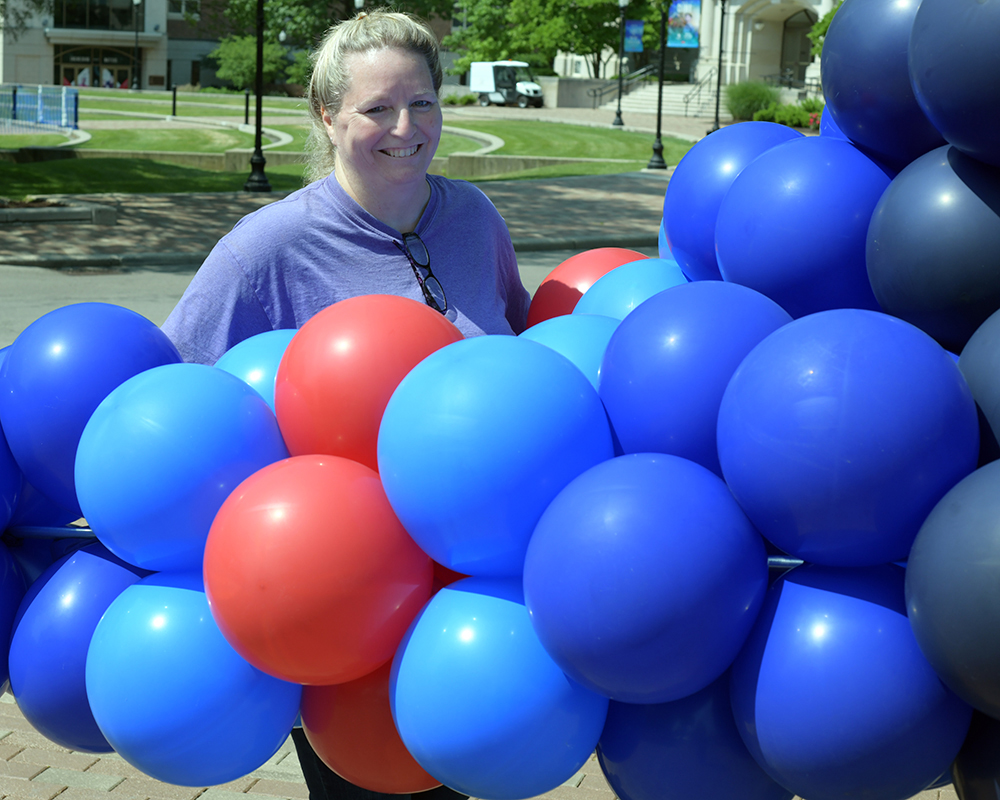 Balloon delivery to KU