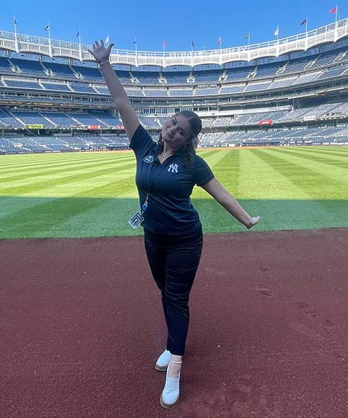 Shelby LaMattina at Yankee Stadium