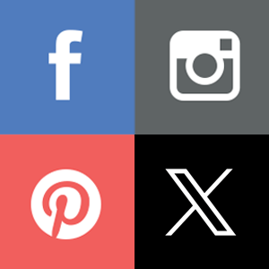 collage of social media logos