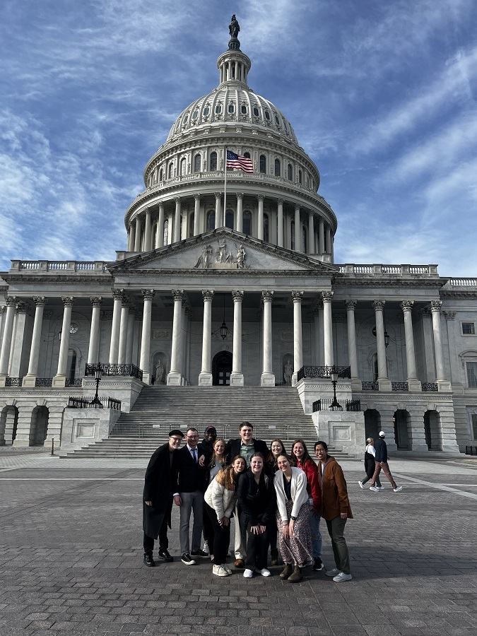 Group in front of Capitol Building