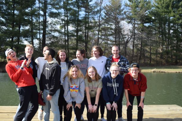 Students on RISE Retreat