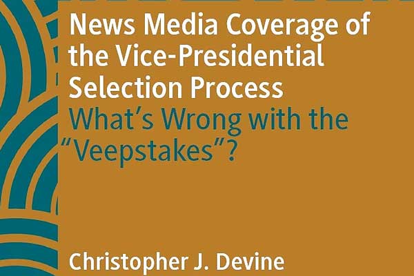 Christopher Devine book cover, What's wrong with the 'veepstakes?