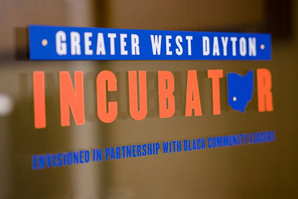 Greater West Dayton Incubator sign