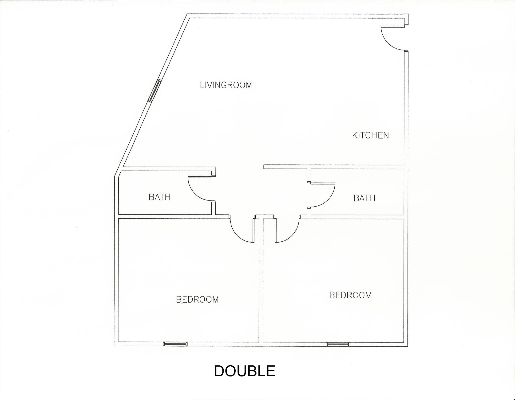 double floor plan