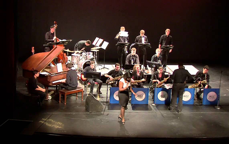 Jazz band performance