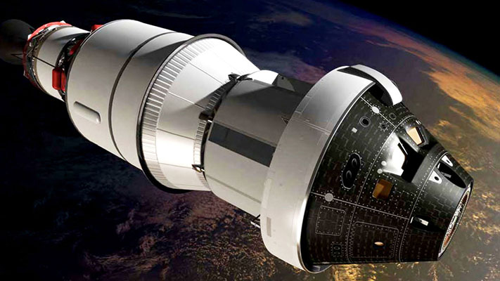 Artist's Concept of Orion Spacecraft