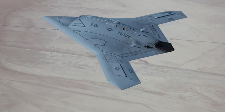 X-47B UCAS.  Photo courtesy US Air Force.