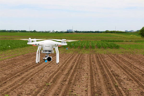 Agricultural UAV in Use
